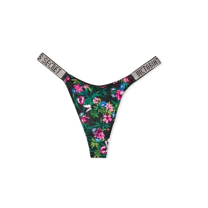 Трусики Very Sexy Thong Shine Strap Floral Print