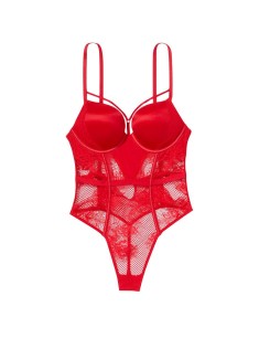 Боді Bombshell Fishnet Floral Teddy Lipstick