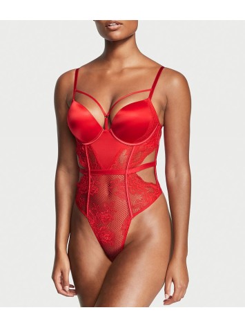 Боди Bombshell Fishnet Floral Teddy Lipstick