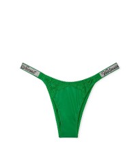 Трусики Shine Strap Lace Brazilian Panty Verdant Green