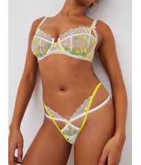 Комплект VS FOR LOVE & LEMONS Lemon Daisy Underwire Bra