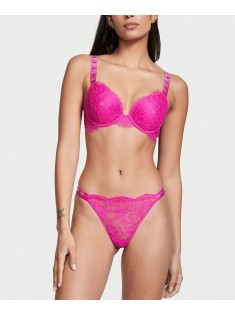 Комплект Shine Strap Lace Fuchsia Frenzy Push-Up Bra Set