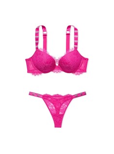 Комплект Shine Strap Lace Fuchsia Frenzy Push-Up Bra Set
