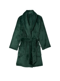 Халат Short Cozy Robe Green Logo
