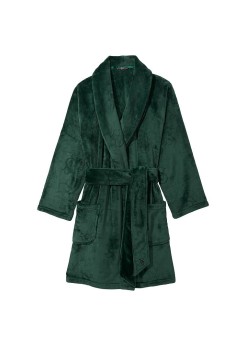 Халат Short Cozy Robe Green Logo