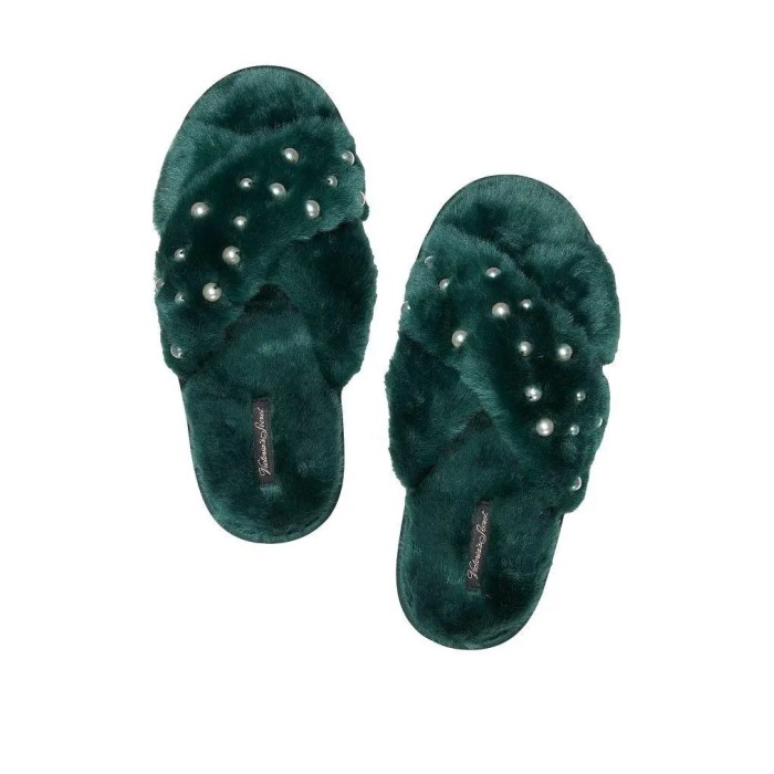 Домашні капці Crisss Cross Slipers Deep Green