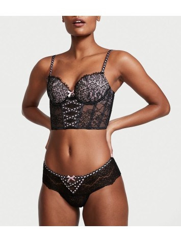 Комплект DREAM ANGELS Lightly-Lined Heritage Ribbon Slot Bra Top Set