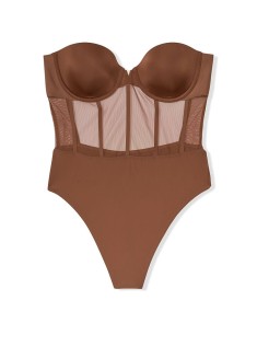 Боді Victoria’s Secret  Sexy illusions Warm Brown Teddy