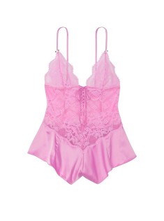 Ромпер Lattice Lace Romper LILAC CHIFFON