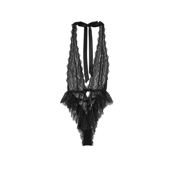 Боді Very Sexy Floral Lace Plunge Ruffle Teddy