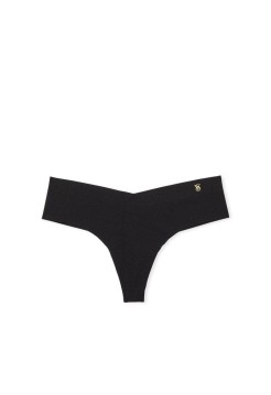 Трусики No Show Thong panty Black Logo Vs