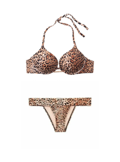 Купальник VS Bali Bombshell Push-Up Leopard