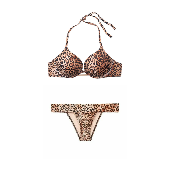 Купальник VS Bali Bombshell Push-Up Leopard