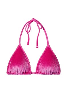 Велюровий купальник Triangle Velvet Fuchsia