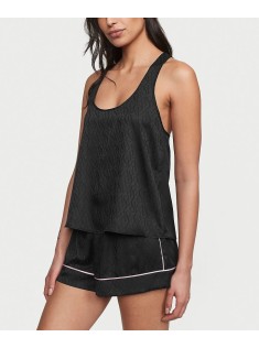 Пижама Short Cami PJ Set Black logo