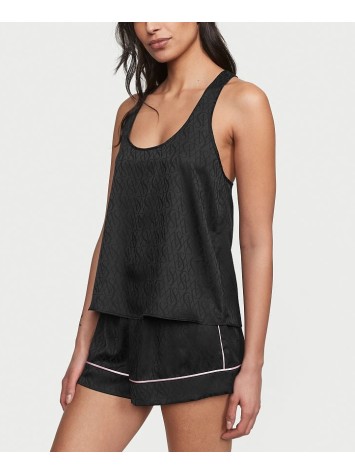 Піжама Short Cami PJ Set Black logo