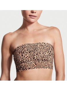 Комплект Bandeau Bralette Lace Sand Leopard Set