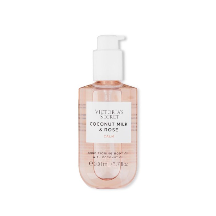 Body oil Coconut Milk & Rose CALM  VS Natural Beauty масло для тела