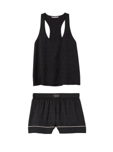 Пижама Short Cami PJ Set Black logo