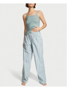 Піжама Cotton Tank Tee-jama Set Sage Dust Stripe