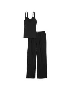 Піжама Cotton Tank Tee-jama Set Black