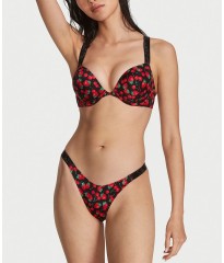 Купальник Shine Strap Sexy Tee Push-Up Bikini Mixed Berry Set