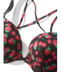 Купальник Shine Strap Sexy Tee Push-Up Bikini Mixed Berry Set