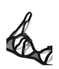  Комплект Very Sexy Open Cup Demi Bow Unlined Balconet Thong Black Set