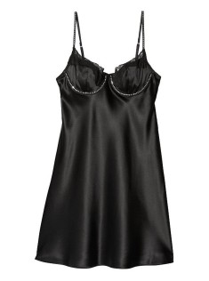 Пеньюар Satin Lace Embellished Cupped Mini Slip
