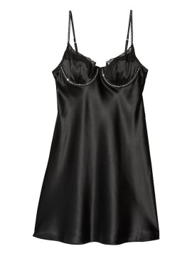 Пеньюар Satin Lace Embellished Cupped Mini Slip