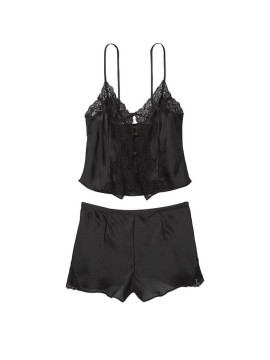 Пижама Виктория Сикрет Satin Georgette Lace Cami Set