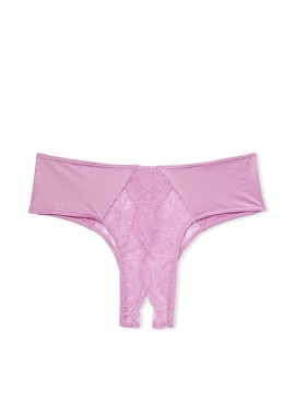 Tрусики Lace Ouvert Cheeky Panty Liliac