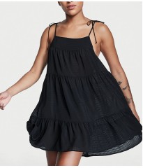 Сукня Tiered Mini Dress Coverup Black