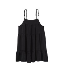 Сукня Tiered Mini Dress Coverup Black