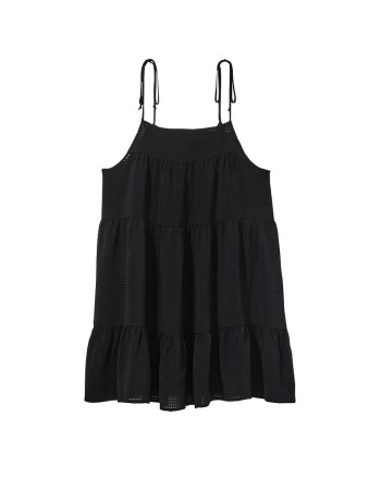 Сукня Tiered Mini Dress Coverup Black