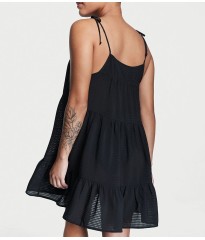 Сукня Tiered Mini Dress Coverup Black