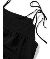 Сукня Tiered Mini Dress Coverup Black