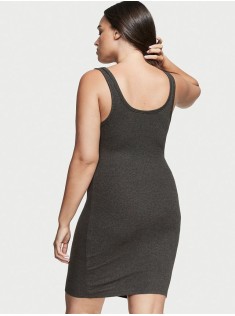 Нічна сукня Ribbed Modal Tank Sleepshirt Grey