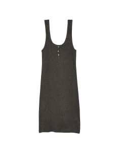 Нічна сукня Ribbed Modal Tank Sleepshirt Grey
