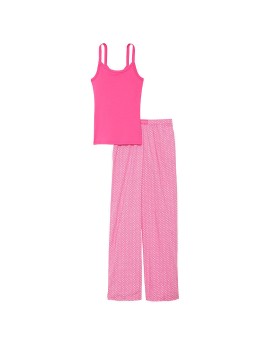 Піжама Cotton Tank Tee-jama Set Fever Pink