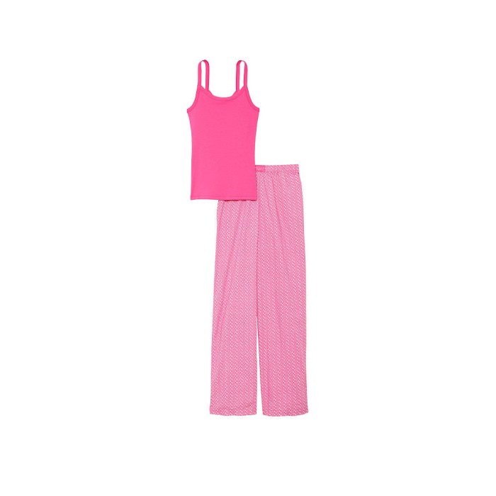 Піжама Cotton Tank Tee-jama Set Fever Pink