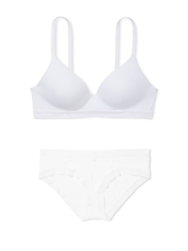 Комплект T-shirt Lightly lined wireless white Set