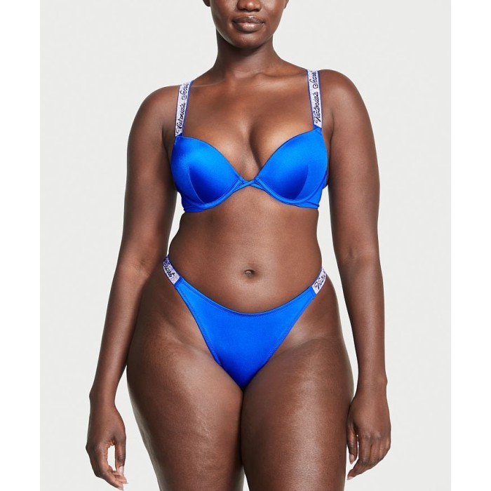 Купальник Shine Strap Bombshell Push-Up Blue Oar Logo Set