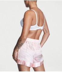 Пижама Short Cami PJ Set White Pink logo