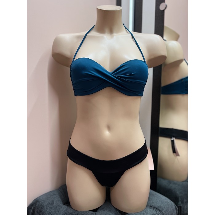Купальник Виктория Сикрет Bandaeu Night Blue
