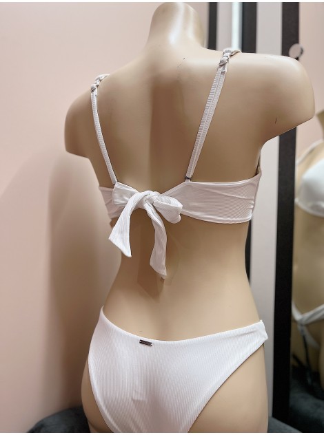 Купальник VS White Ribbed Set