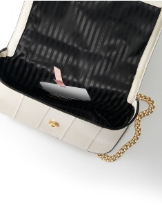 Крос-боді Вікторія Сікрет Medium Shoulder Bag White Woven