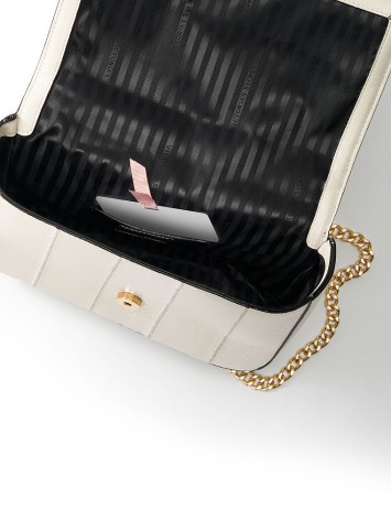 Крос-боді Вікторія Сікрет Medium Shoulder Bag White Woven