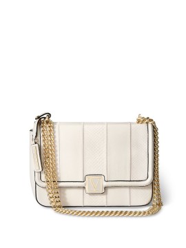 Кросс-боди Виктория Сикрет Medium Shoulder Bag White Woven