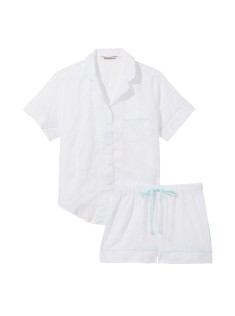 Пижама Cotton Short Pajama Set White